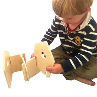 The Freckled Frog Wooden Blocks The Happy Architect - Natural