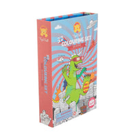 TigerTribe Art & Craft 3D Colouring Set - Sci-Fi Fun