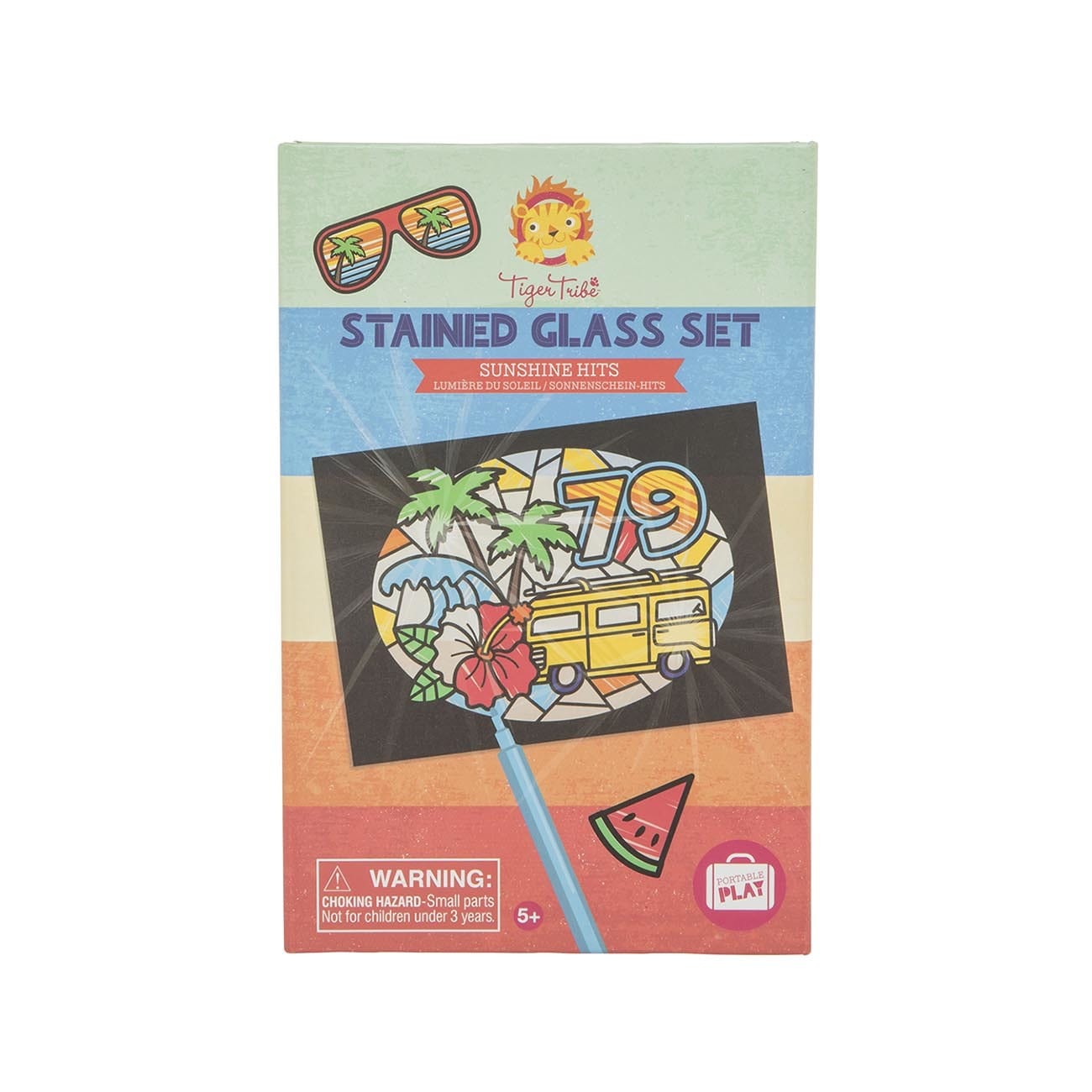 TigerTribe Art & Craft Stained Glass Set - Sunshine Hits