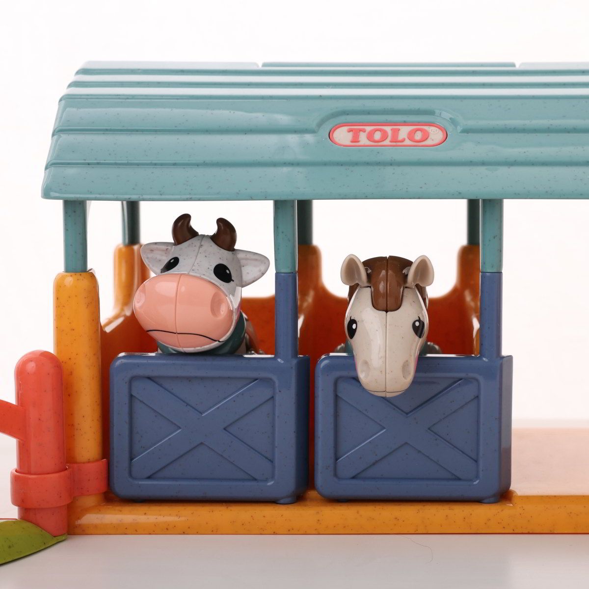 First Friends Cow & Horse Stable Set