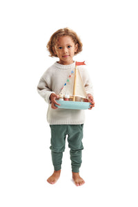 Tender Leaf Toys Sailaway Boat