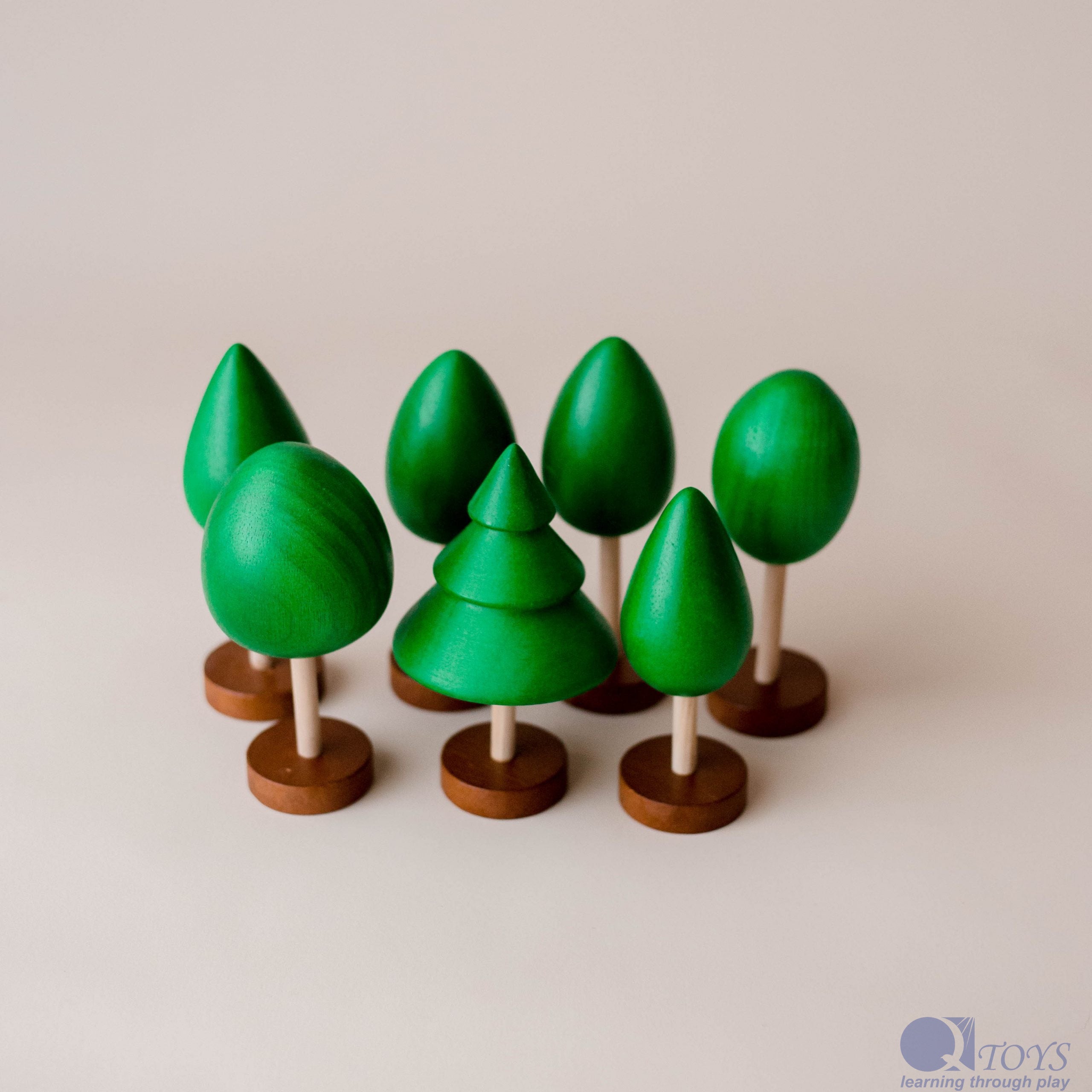 Qtoys Wooden Tree Play Set