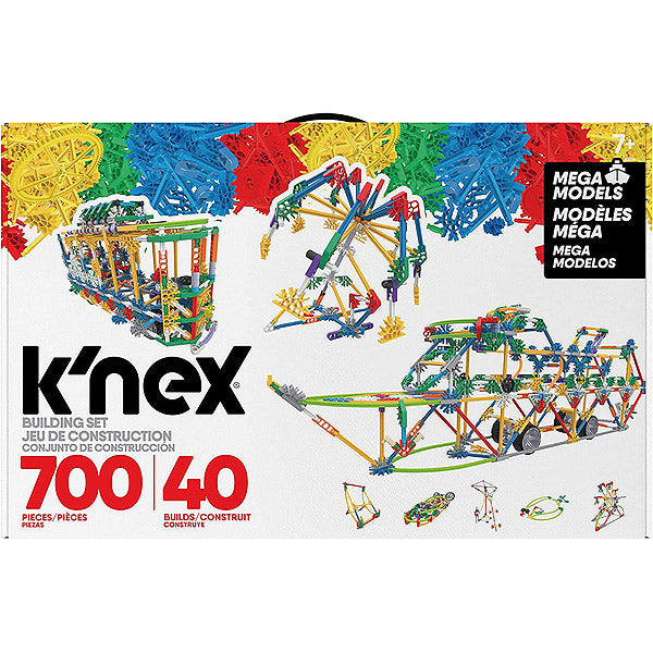 knex - Mega Motorized 700 pieces 40 builds