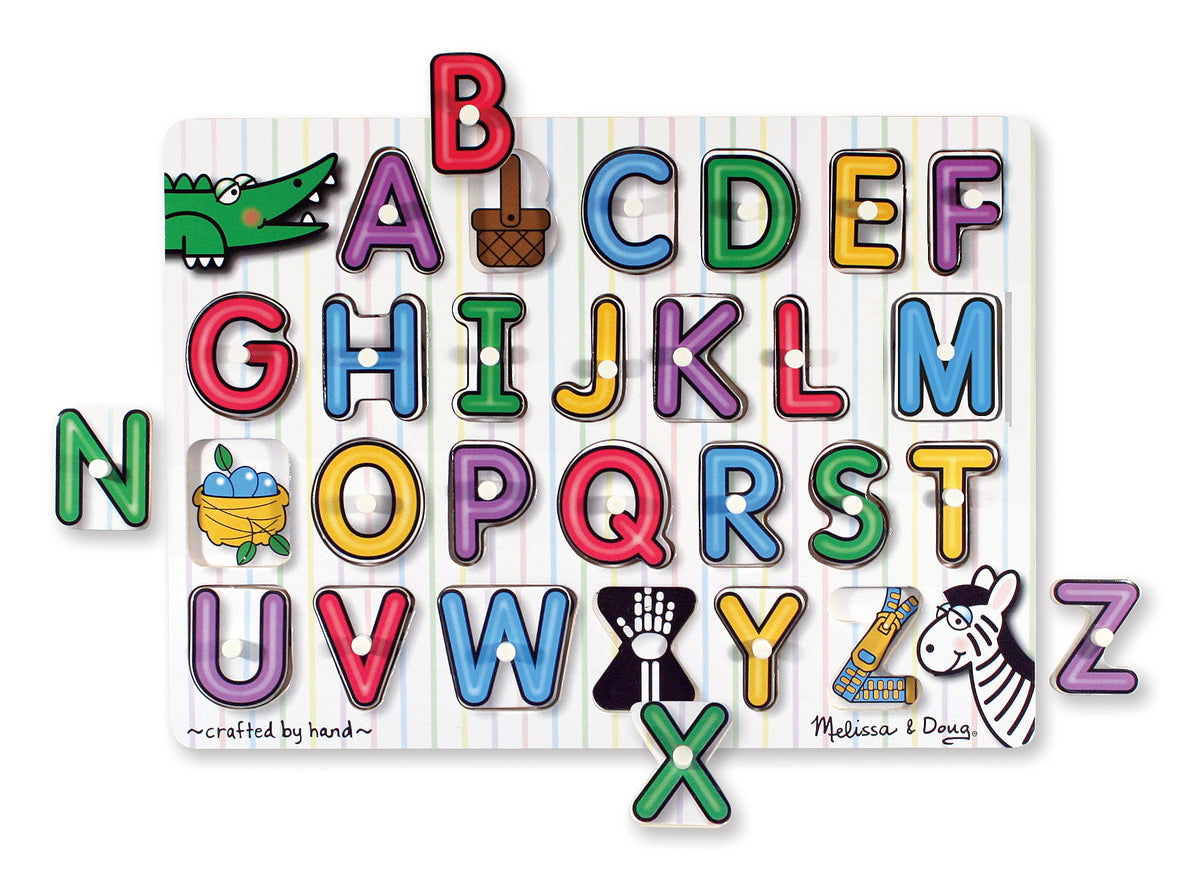 Peg Puzzle - See-Inside Alphabet