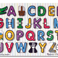Melissa & Doug Peg Puzzle - See-Inside Alphabet
