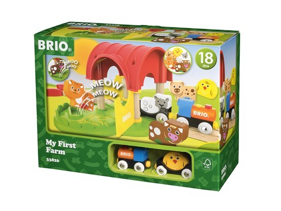 BRIO My First - Farm Train Set
