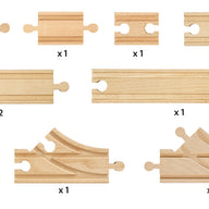 BRIO Tracks - Starter Track Pack "B"- 13 pieces