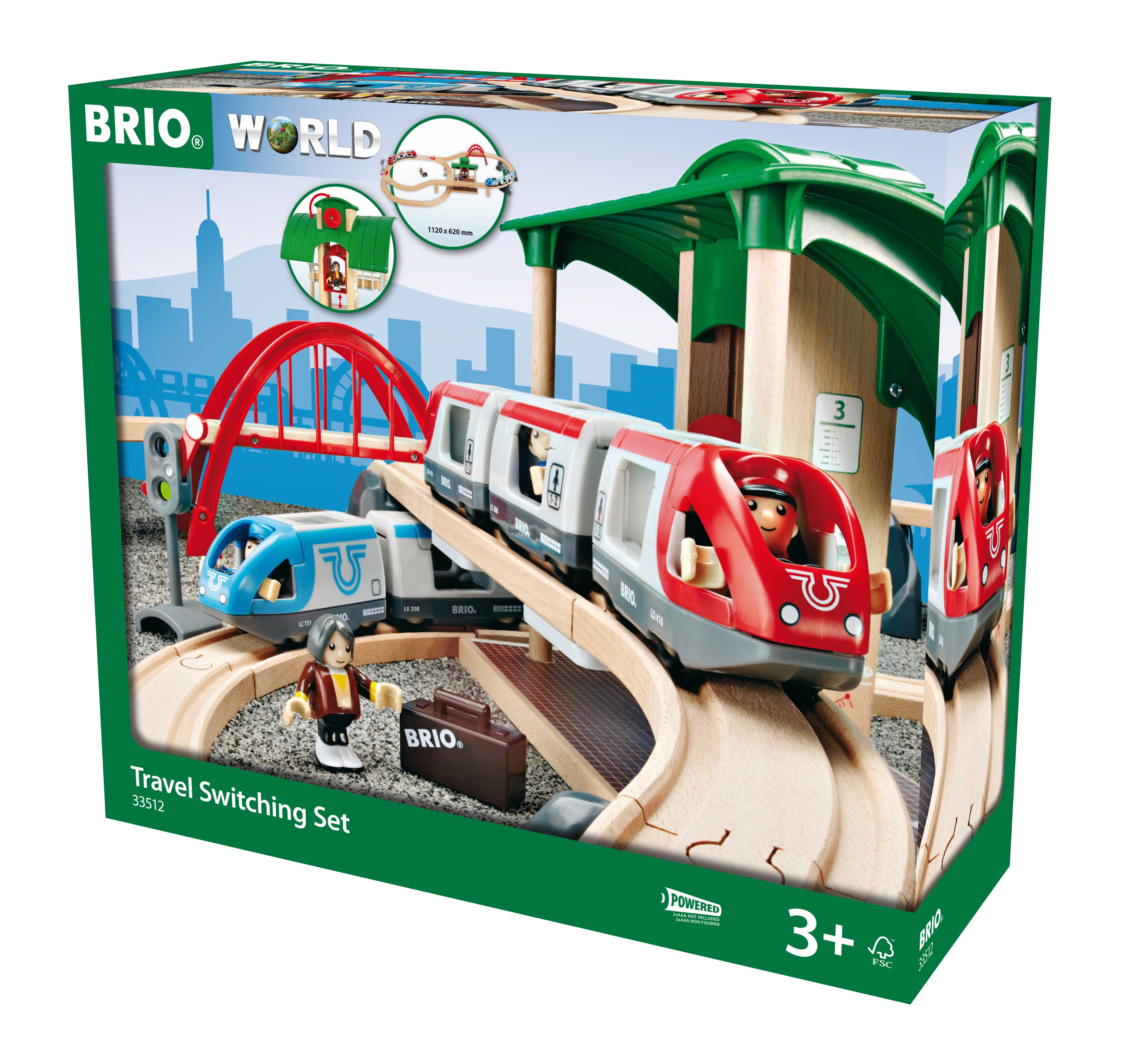 Brio Train Set - Travel Switching Set- 42 pieces