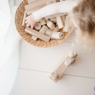 Qtoys Natural Tree Blocks