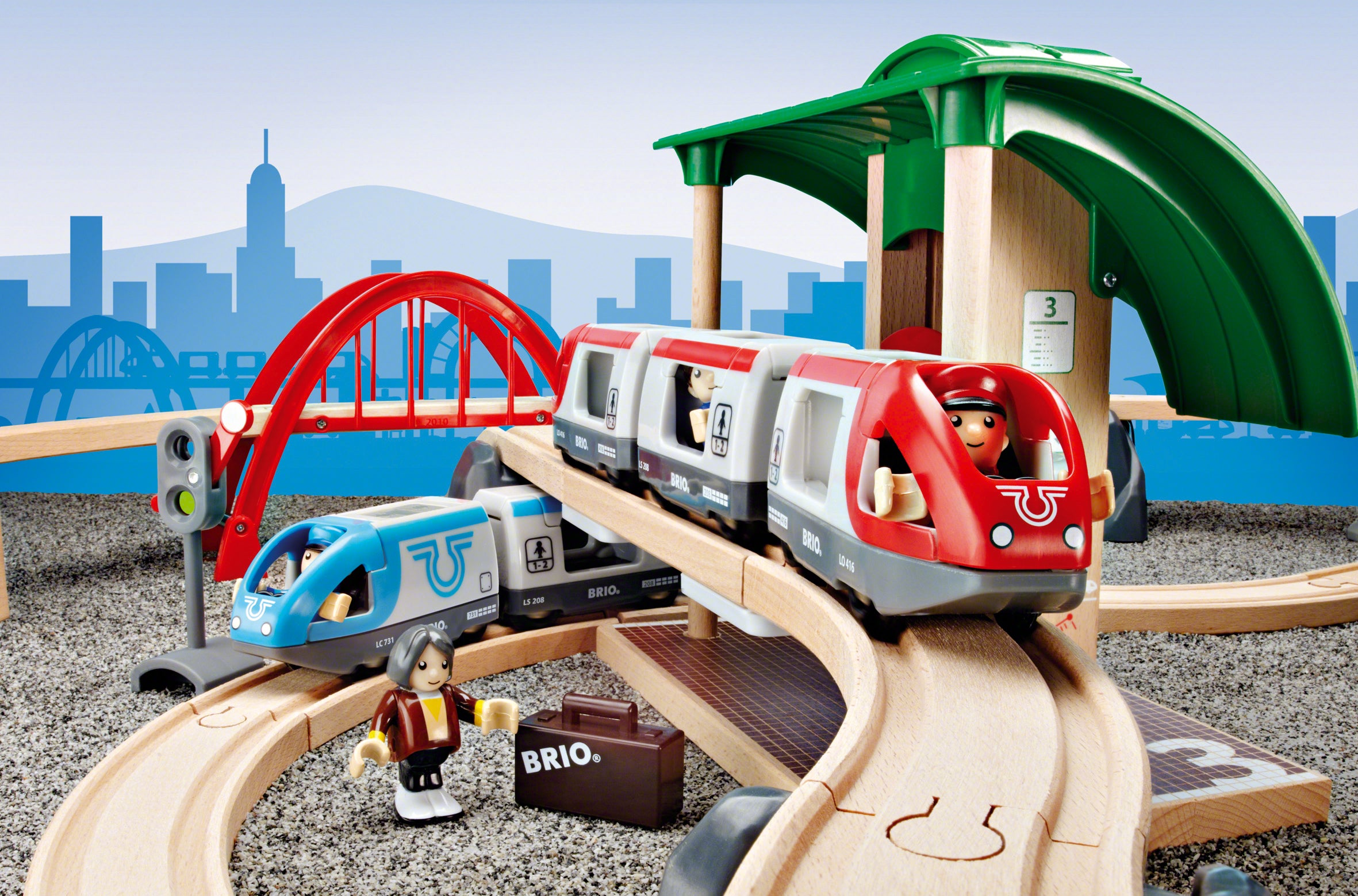 Brio Train Set - Travel Switching Set- 42 pieces