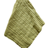 Crocodile Rubber Teether with a Olive Green Muslin Comforter